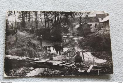 Cpsm, environs de Grandvilliers, vallée de Taussacq, Oise 60