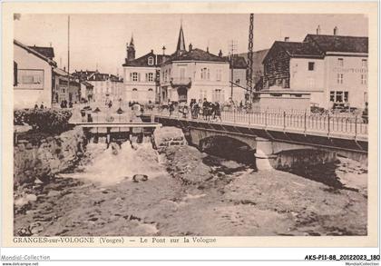 AKSP11-1110-88 - GRANGES-sur-VOLOGNE - vosges - le pont sur la vologne