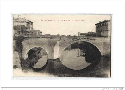 81 GRAULHET Pont, Vieux Pont, ed APA 448, Tarn Illustré, 1924