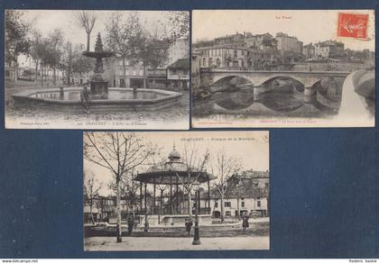 GRAULHET - 3 cartes