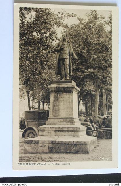 graulhet - statue jaurés