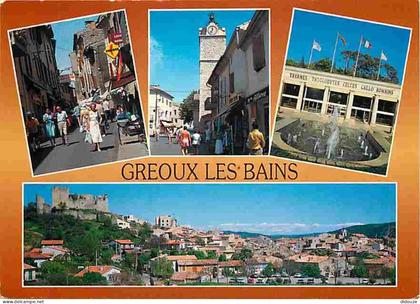 Carte Postale - 04 - Gréoux les Bains - Multivues - Flamme Postale de Gréoux les Bains - CPM - Voir Scans Recto-Verso -