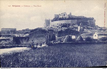 CPA Grignan chateau vue Nord