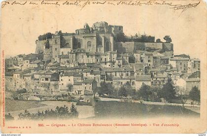CPA Grignan Le Chateau Renaissance Monument historique