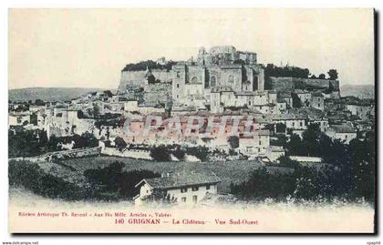 CPA Grignan Le Chateau Vue Sud Ouest