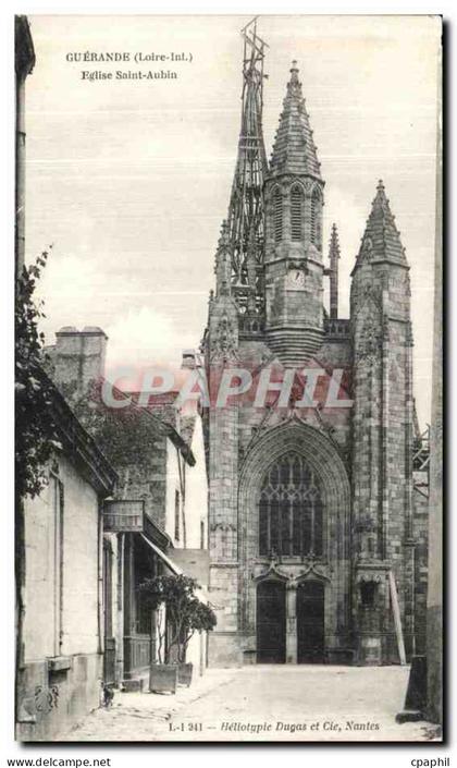 CPA Guerande Eglise Saint Aubin