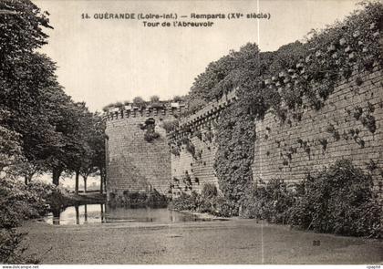 CPA Guerande Remparts Tour de l Abreuvolr