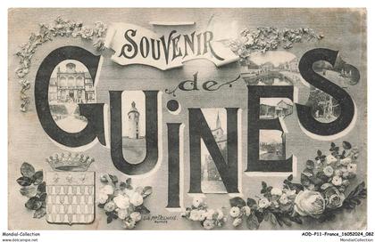AODP11-0775-62 - GUINES - souvenir de guines