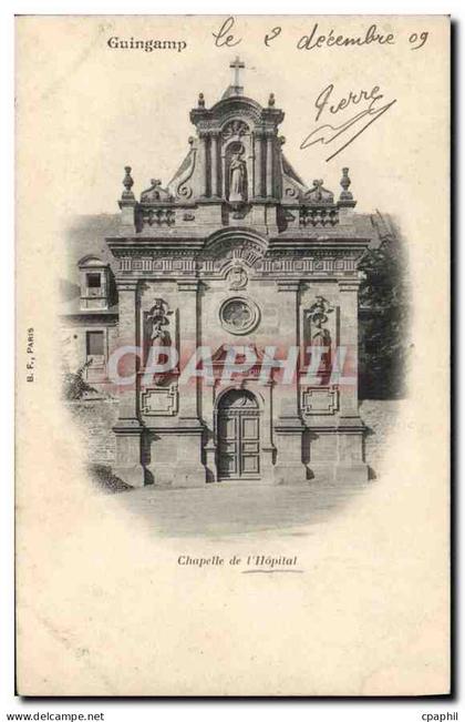 CPA Guingamp Chapelle de l'Hopital