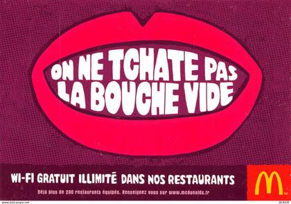 McDONALD'S 1 Rue Gustave Eiffel Guyancourt on ne tchate pas la bouche vide 66 (scan recto verso)KEVREN0768