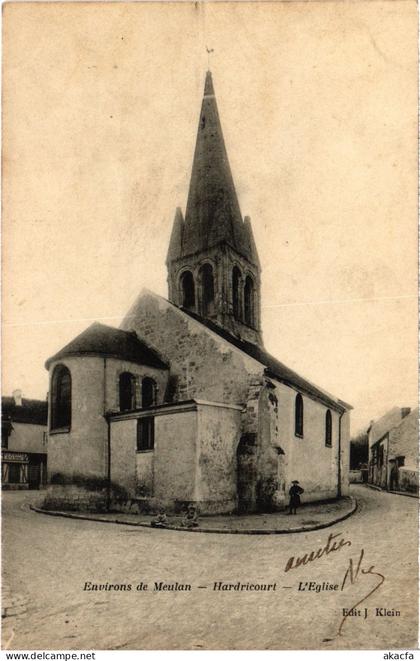CPA HARDRICOURT Eglise (1411887)
