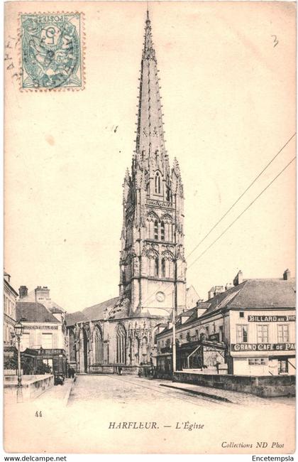 CPA Carte Postale  France Harfleur L'église 1905 VM57469