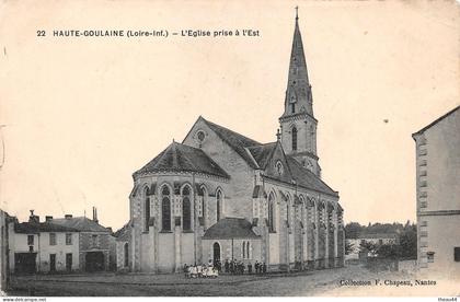 ¤¤   -  HAUTE-GOULAINE   -  L'Eglise prise de l'Est   -  ¤¤