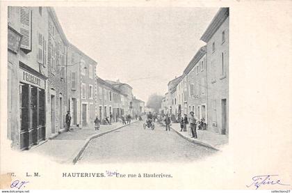 26-HAUTERIVES- UNE RUE A HAUTERIVES