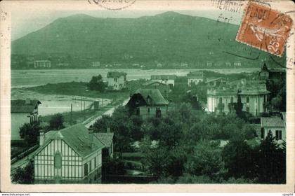 CPA Hendaye (Cote Basque) Vue d easemble d Hendaye Plage (Cote Ouest)