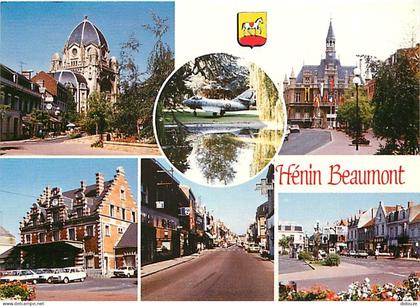Carte Postale - 62 - Hénin Beaumont - Multivues - Automobiles - Blasons - CPM - Voir Scans Recto-Verso - Poscard - Carta