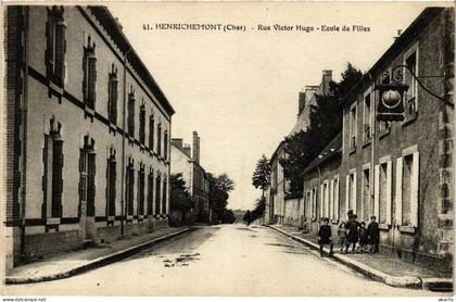 CPA HENRICHEMONT Rue Victor-Hugo Ecole de Filles (863283)