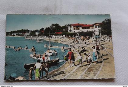 Cpsm 1959, Hossegor, plage du bord du lac, Landes 40