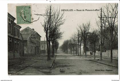 CPA Carte Postale  France-Houilles-Route de Maison Laffitte -1921-VM32918i