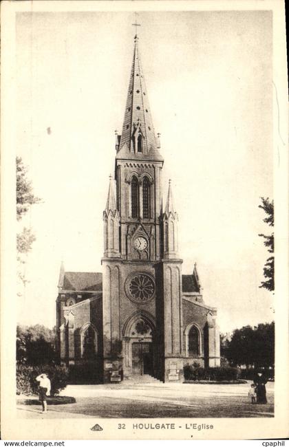 CPA Houlgate L Eglise