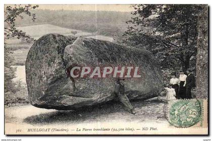 CPA Huelgoat (Finistere) La Pierre tremblante
