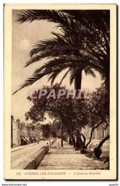 Hyeres CPa L'avenue Riondet