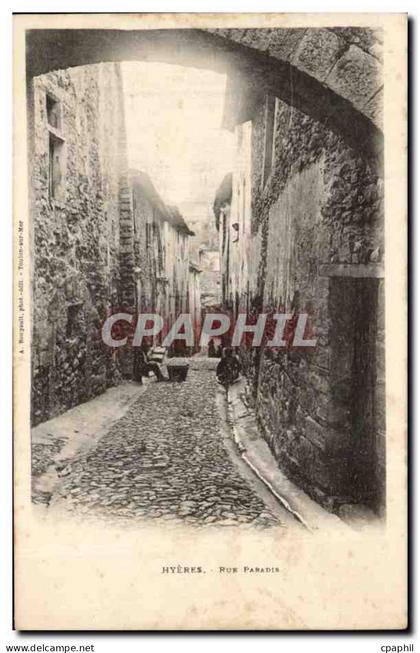 Hyeres CPA Rue paradis