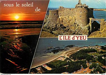 Carte Postale - 85 - Ile d'Yeu - Multivues - Flamme Postale de l'Ile d'Yeu - CPM - Voir Scans Recto-Verso - Poscard - Ca