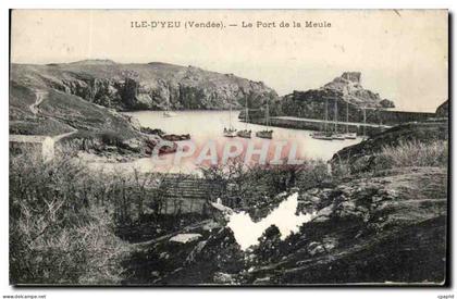 CPA Ile d'Yeu Le port de la Meule