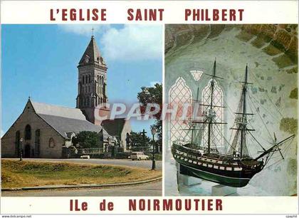 CPM L'Eglise Saint Philbert Ile de Noirmoutier