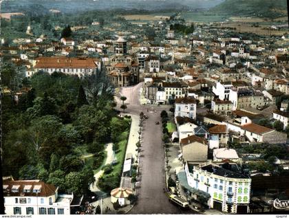 CPSM Issoire Vue Generale Aerienne