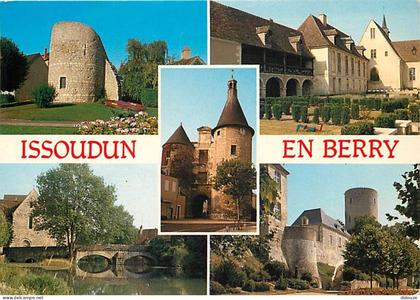 Carte Postale - 36 - Issoudun - Multivues - Flamme Postale de Issoudun - CPM - Voir Scans Recto-Verso - Poscard - Carta