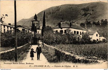 CPA ITXASSOU - Chemin de l'Église (365207)