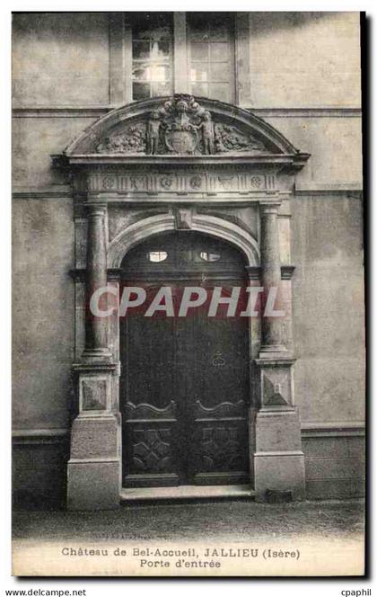 CPA Chateau de Bel Accueil Jallieu Porte d entree