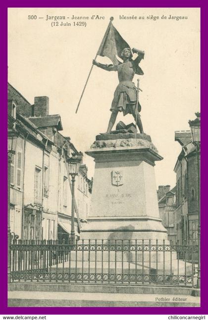 JARGEAU - Jeanne d'Arc blessée au siège de Jargeau - Edit. POTHIER
