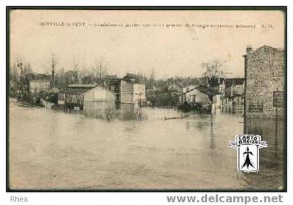 94 Joinville-le-Pont - JOINVILLE-LE-PONT - Inondations de janvier 1910 - Le quartier de Polangis entièrement submergé -