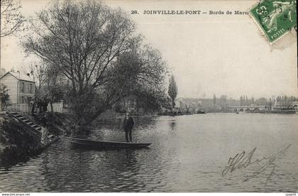 CPA Joinville Le Pont Bords De Marne