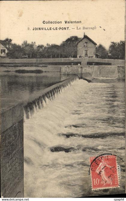 CPA Joinville Le Pont Le Barrage