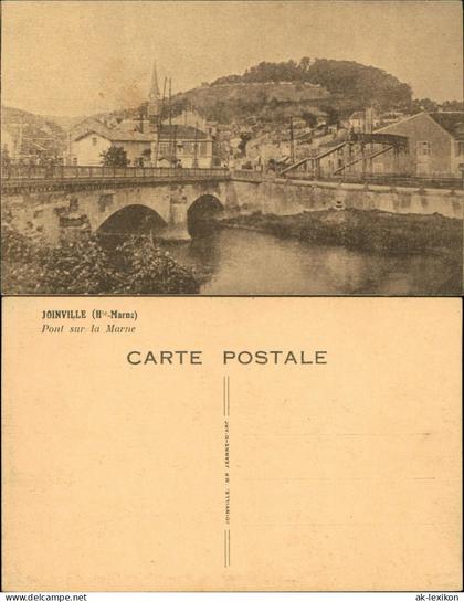 CPA Joinville-le-Pont Pont sur la Marne 1914