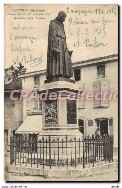 CPA Joinville Statue De Jean