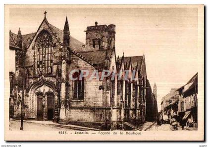 CPA Josselin Facade de la Basilique
