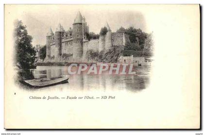 CPA Josselin Facade sur l Oust