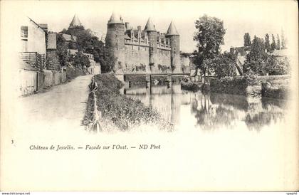 CPA Josselin Facade sur l Oust