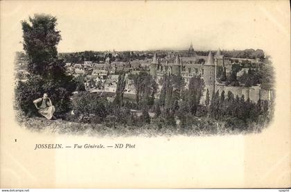 CPA Josselin Vue Generale