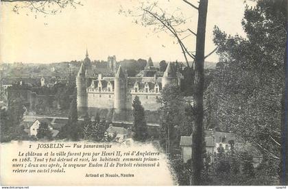 CPA Josselin vue Panoramique