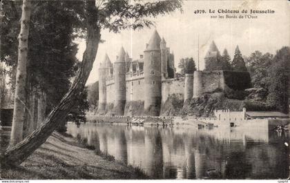 CPA La Chateau de Jousselin sur les Bords de I Oust