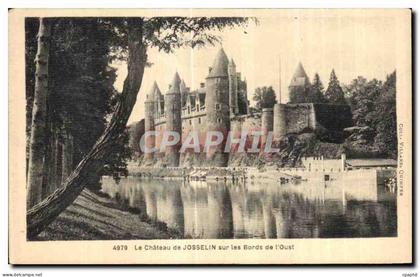CPA Le Chateau de Josselin sur les Bords de I Oust