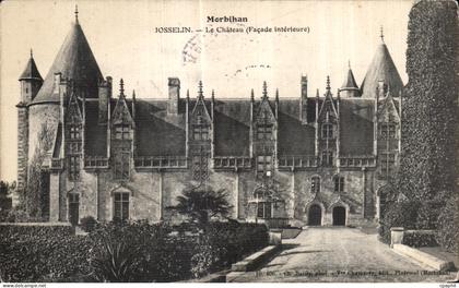 CPA Morbihan Josselin Le Chateau (Facade Interieure)