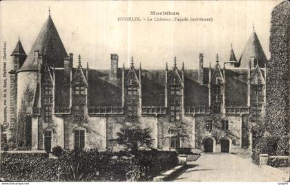 CPA Morbihan Josselin Le Chateau (Facade interieure)
