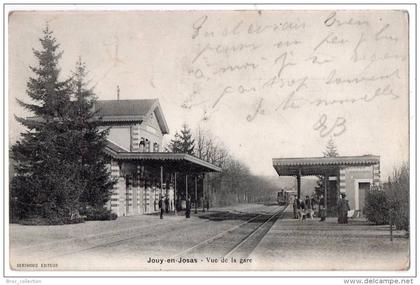Jouy-en-Josas, vue de la gare, 1904, animée, train, éd. Berthoud